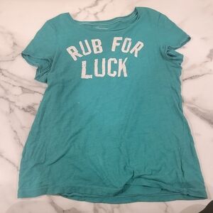 American Eagle Outfitters (AE) "Rub for Luck" Shirt - Sz XL